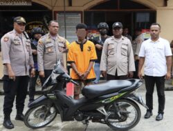 7 Kali Beraksi, Pelaku Jambret Residivis berhasil di Ringkus Polsek Sentani Timur