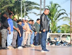 Sambut FDS Ke- XIII, PJ Bupati Jayapura Pimpin Apel Pagi dan Kerja Bhakti