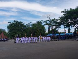 Detik Detik Tim Paskibra Memasuki Lapangan Apel Gunung Merah Sentani Kabupaten Jayapura