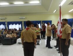 Ini Pesan PJ Bupati Triwarno, Kepada Peserta Rainas XII Kontingen Kwarcab Kabupaten Jayapura