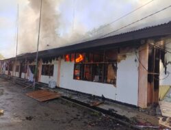 Gedung LPPL Radio Kenambay-Umbay Habis di Lalap Sigajo Merah, Diskokinfo Kabupaten Jayapura Minta Dukungan Kemenkominfo