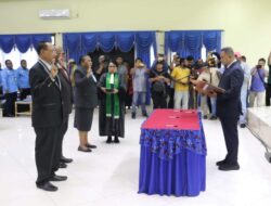 Ini Harapan PJ Bupati Triwarno Kepada Komisaris PT. AIR Minum Robongholo Nanwani Jayapura (PERSERODA) Periode 2023-2027