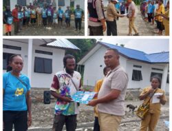 Gunakan Dana 3,2 Miliar, PJ Triwarno Serahkan 12 Unit Rumah Sehat di Kampung Sawe Suma