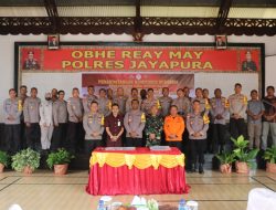 WBK Sejak 2018, Polres Jayapura Kembali Berkomitmen Menuju Wilayah Birokrasi Bersih Melayani