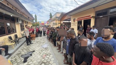 Buntut Penyerangan Polisi Di BTN Kolam Doyo, 13 Orang Ditetapkan Tersangka