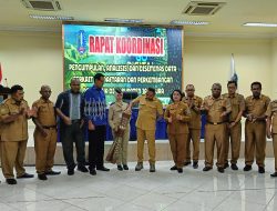 Gunakan Dana Otsus Dukcapil Lakukan Koordinasi Pendataan Penduduk PJ Triwarno: Dinas Sampai Tingkat Kampung Harus Serius