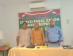 Ini 3 Calon Wakil Bupati Jayapura Emas Yang Ikut Fit and Proper Test Tahap II
