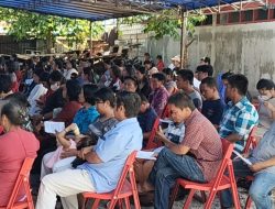 Asrin Rante Tasak Ikuti Ibadah Bulanan di Kerukunan di Sentani
