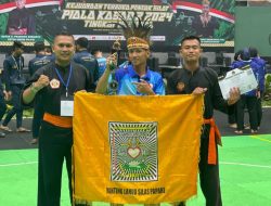 Atlet Pencak Silat Lanud Silas Papare, Raih Perak Dalam Kejuaraan Terbuka Piala Kasad 2 Tingkat Nasional