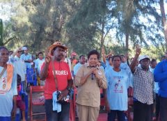 Kampanye di Holmafen, Warga Sepakat Menangkan Yanni-Jemmi no Urut 2