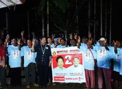 Kunjungi Rumah Juang, Cagubup Yanni Dapat Dukungan Masyarakat Sarmi
