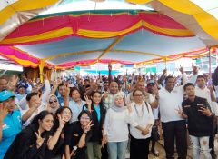 Kampanye di Sarmi bersama Yanni-Jemmi, Mari-Yo Ajak Warga Pilih nomor 2