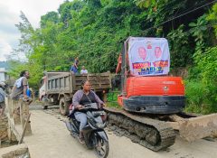 Hadir Untuk Masyarakat, MARI-YO Kembali Keruk Saluran Drainase Perum Organda