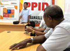 Diduga Ada Pelanggaran Secara TSM, Dua Paslon Bupati Sarmi Lapor Bawaslu