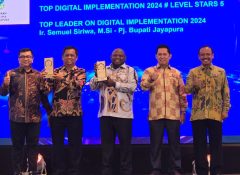 Sukses Memanfaatkan Teknologi Digital, Kabupaten Jayapura Raih Top Digital Awards 2024