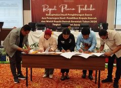 KPU Kabupaten Jayapura: Pasangan Yunus Wonda – Haris Richard Yocku Tertinggi Raih 22.386 suara di Pilkada Tahun 2024