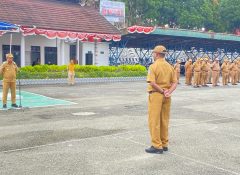 Gelar Apel Perdana, PJ Bupati Siriwa Minta OPD Dapat Selesaikan Persoalan 2024