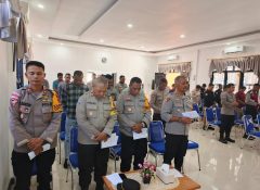 Polres Jayapura Gelar Pembinaan Rohani untuk Personel