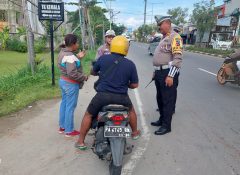 Hari Pertama Operasi Keselamatan Cartenz 2025: Polres Jayapura Gelar Razia Kendaraan dan Berikan Himbauan Tertib Lalu Lintas