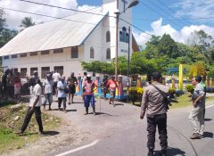 Polres Jayapura Atasi Pemalangan Jalan Baru Waibron – Bonggrang