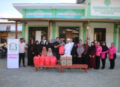 Sat Reskrim Bagikan Makanan dan Takjil di Yayasan Pondok Pesantren Tarbiyatussibyan