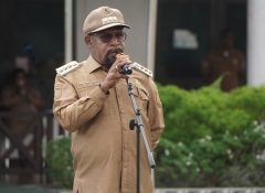 Pimpin Apel Pagi, Bupati Yunus Wonda Sampai Ini Kepada ASN