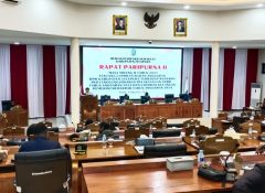 DPRK Jayapura Gelar Paripurna Penyampaian Laporan Banggar Tentang Raperda Pertanggungjawaban Pelaksanaan APBD TA 2024