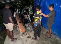 Satuan Reskrim Polres Jayapura Amankan Residivis Spesialis Curanmor di Distrik Waibu