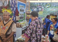 Hari Kedua Pra Penas KTNA di Kukar, Stand Kabupaten Jayapura Diserbu Pengunjung