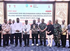 Buka Rakerda 2025, Ini Harapan Besar Wabup Haris Yocku Pada PMI Kab Jayapura