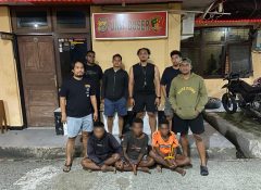 Tiga Pelaku Pencurian Dibekuk Sat Reskrim Polres Jayapura di BTN Polda Doyo Baru