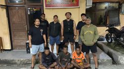 Tiga Pelaku Pencurian Dibekuk Sat Reskrim Polres Jayapura di BTN Polda Doyo Baru