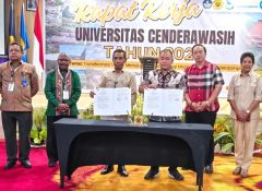Dukung Pendidikan dan Investasi, KEPP Otsus Papua Saksikan Uncen Teken MoU Dengan Investor Tambang