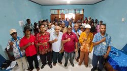 Dukung Program Pemerintah Pusat, Wabup Haris Yocku Sosialisasi Kampung Nelayan Merah Putih di Kampung Yakore