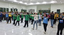 Perkuat Sinergitas Rindam XVII/Cenderawasih Lakukan Olahraga Bersama