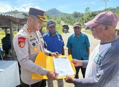 Lakukan Pendekatan Humanis dan Dialogis, Polres Jayapura Buka Palang Jalan Maribu- Depapre
