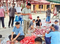 Tebar Kebaikan, Polres Jayapura Laksanakan Salat Idul Adha dan Pemotongan Hewan Kurban