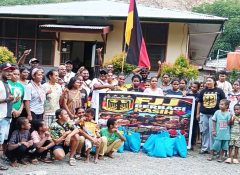 Bukti Nyata, Fans Jerman Jayapura Tebar Kasih ke Lima Panti Asuhan dan Panti Jompo