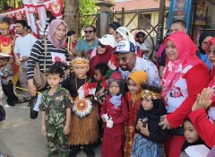 Karnaval HUT RI, 1.328 Anak TK di Kabupaten Jayapura Belajar Cinta Budaya Sejak Dini