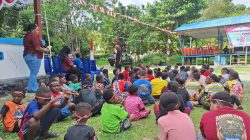 Kemerdekaan HUT RI, Warga Kampung Sabron Yaru Gelar Lomba Tradisional dan Baksos