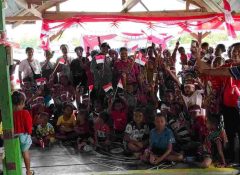 Lomba dan Baksos Meriahkan HUT RI ke-81, Ondofolo Yobeh: NKRI Harga Mati