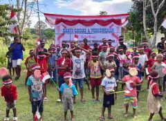Lomba dan Bakti Sosial Kemerdekaan HUT RI ke 81, Kampung Kwadeware Bangkitkan Nasionalisme Masyarakat