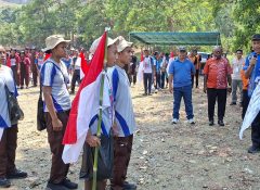 Meriahkan HUT RI ke-81 dan FDS XV, Dispora Kab Jayapura Gelar Lomba Lintas Alam Cagar Alam Cycloop