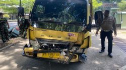 Diduga Hilang Fokus, Truk Hantam Tiga Motor di Sentani