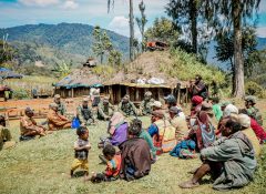 Menyalakan Asa di Lembah Ugimba, Koops TNI Habema Hadir untuk Papua