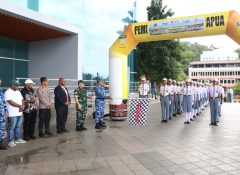 Semarak HUT ke-81 TNI, Pelajar SMP dan SMA se-Jayapura Adu Disiplin dalam Lomba PBB