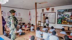 Menyapa Masyarakat Tingginambut, Pangkoops TNI Habema: Kedamaian Tumbuh Ketika Kampung Hidup
