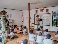 Menyapa Masyarakat Tingginambut, Pangkoops TNI Habema: Kedamaian Tumbuh Ketika Kampung Hidup
